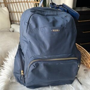 TUMI Nylon Backpack in Navy